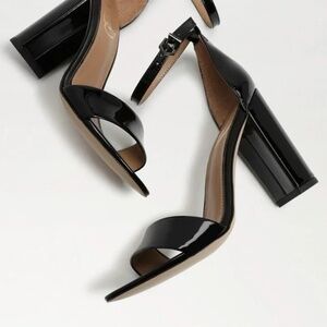 Sam Edelman Yaro Black Block Heel Sandal Size 8.5